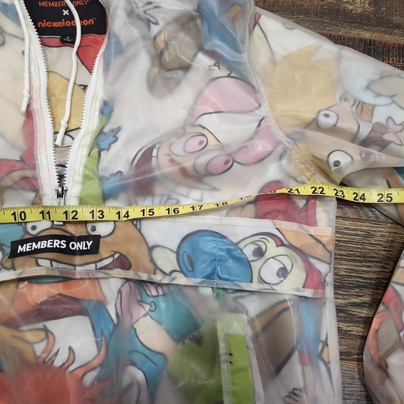 Members Only Multicolor Graphic Raincoat - Picture 6 of 8